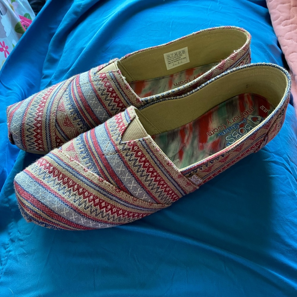 Bobs By Sketchers Memory Foam Slip Ons - image 3
